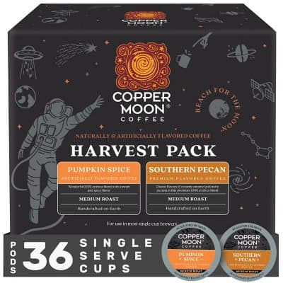 Copper Moon Coffee Single Serve Cups, Harvest Pack