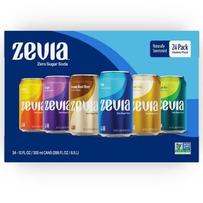 Zevia Zero Sugar Soda Variety Pack (