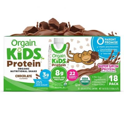 Orgain Organic Kids Nutritional Shake With 22 Vitamins & Minerals - Chocolate