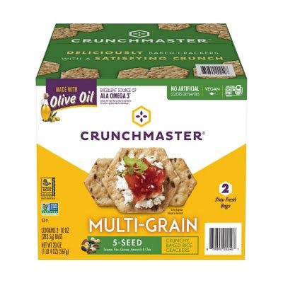 Is it Lactose Free? Crunchmaster 5 Seed Multi-grain Cracker With Olive Oil