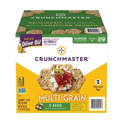 Is it PCOS Friendly? Crunchmaster 5 Seed Multi-grain Cracker With Olive Oil