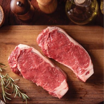 Grizzly Ridge Bison Ny Strip Steaks (., Each