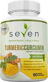 Seven Nutrition Turmeric Curcumin 60 Capsules