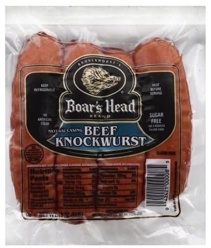 Boars Head Knockwurst Beef