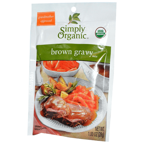 Simply Organic Organic Mix Brown Gravy Envelope