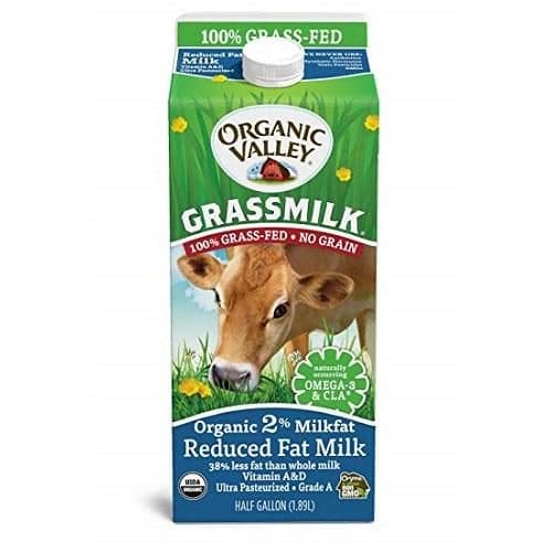 Organic Valley Grassmilk Organic Milk Reduced Fat 2% Milkfat Half Gallon