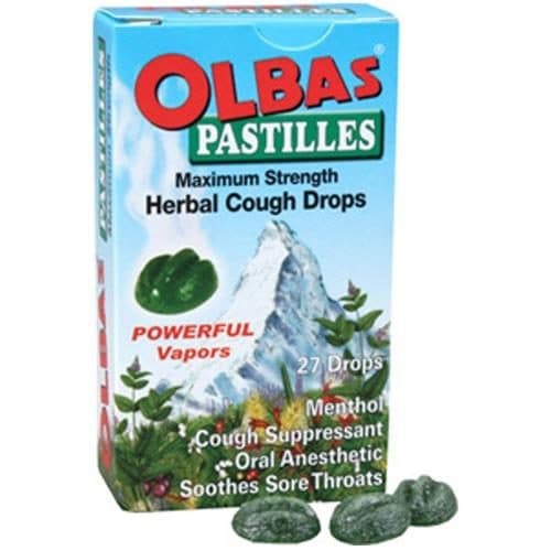 Olbas Pastilles, Maximum Strength, Herbal Cough Drops