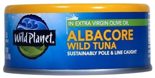 Wild Planet Tuna Albacore Wild In Extra Virgin Olive Oil