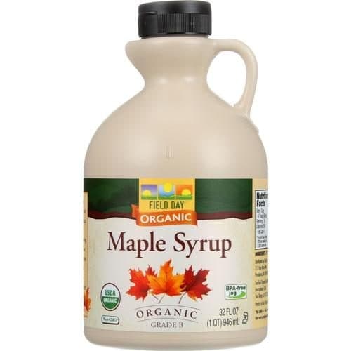 Field Day Maple Syrup, Organic, Dark Color, Robust Taste