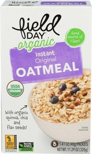 Field Day Instant Oatmeal Organic Original