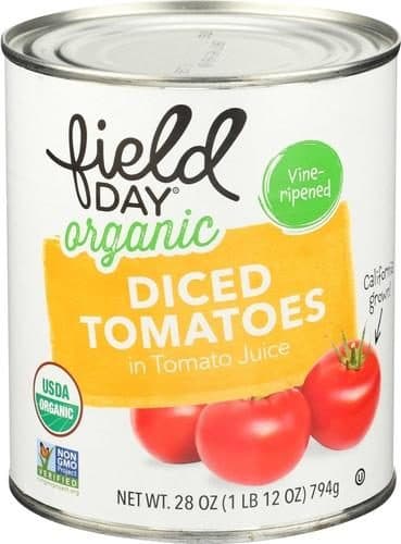 Field Day Tomatoes, In Tomato Juice, Organic, Diced