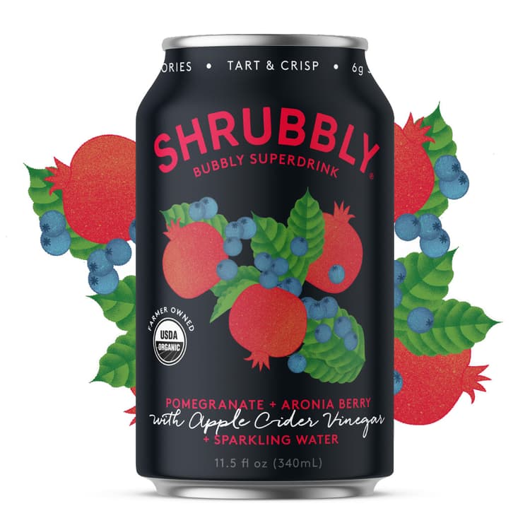 Shrubbly Bubbly Superdrink Pomegranate + Aronia Berry