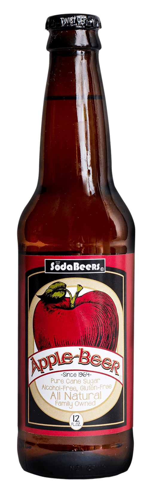 Soda Beers Apple-Beer Pure Cane Sugar
