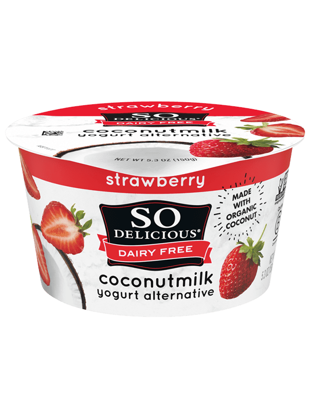 So Delicious Dairy Free Strawberry Coconutmilk Yogurt Alternative