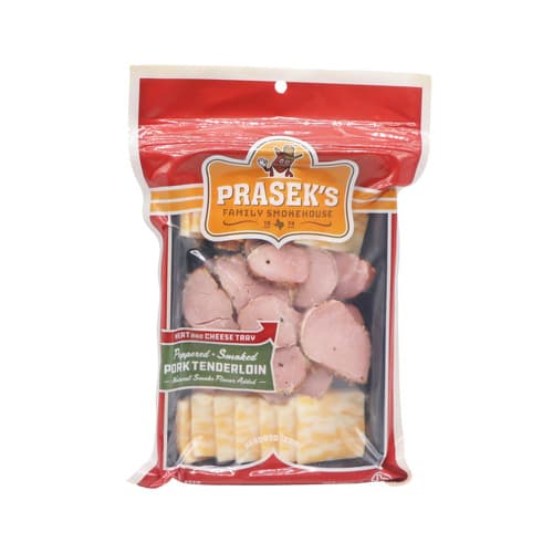 Prasek'S Meat And Cheese Tray Peppered * Smoked Pork Tenderloin