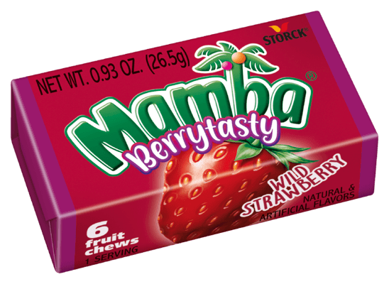 Storck Mamba Berrytasty Wild Strawberry Fruit Chews