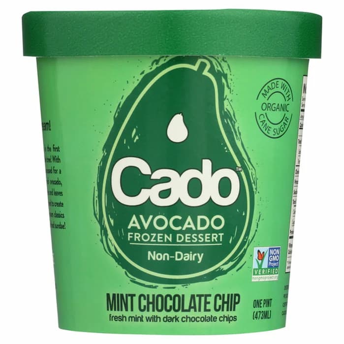 Cado Avocado  Dessert Non-Dairy Mint Chocolate Chip