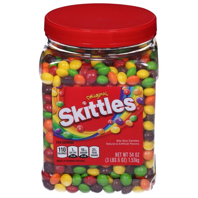 Is it Soy Free? Skittles Chewy Halloween Candy Bulk, Original Fruity Candy