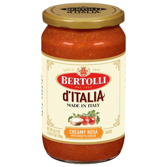 Is it Dairy Free? Bertolli Made In Italy Creamy Rosa Authentic Tuscan Style Pasta Sauce