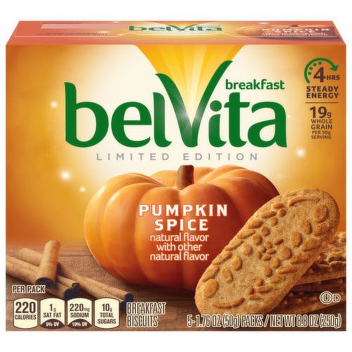 Is it MSG free? Belvita Pumpkin Spice Breakfast Biscuits