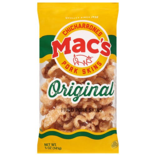 Is it Low FODMAP? Mac's Original Crispy Fried Pork Skins