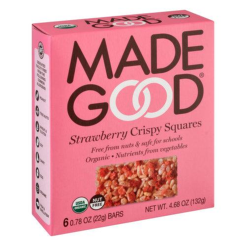 Is it Shellfish Free? Madegood Organic Strawberry Crispy Squares