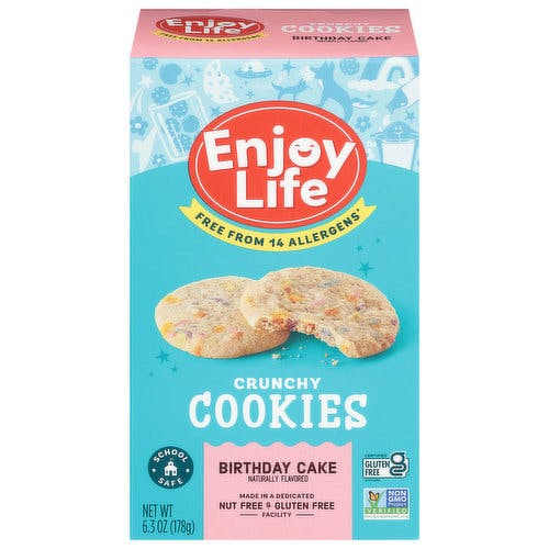 Is it Peanut Free? Enjoy Life Birthday Cake Crunchy Cookies