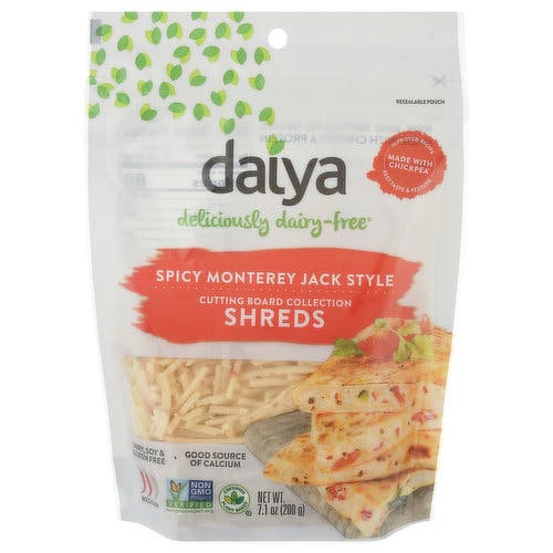 Is it Milk Free? Daiya Spicy Monterey Jack Style Shreds
