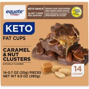 Equate Keto Fat Cups Caramel & Nut Clusters