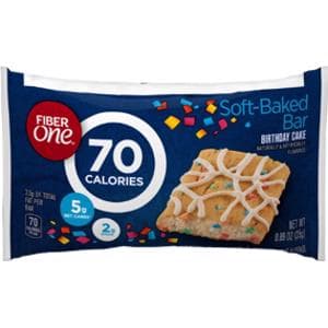 Fiber One Soft Baked Bar Birthday Cake