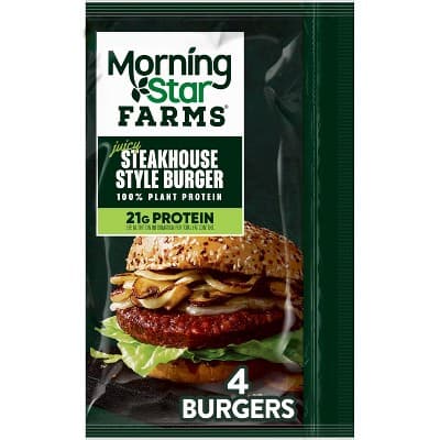 Morningstar Farms Incogmeato Steakhouse Style  Burger Patties