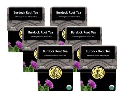 Buddha Teas Organic Burdock Root Tea -  6/18 Bags
