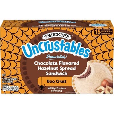Smucker'S Uncrustables Chocolate Flavored Hazelnut Spread  Sandwich