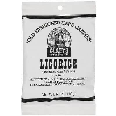 Claeys Hard Candies, Old Fashioned, Licorice