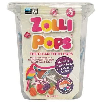 Zolli Pops Tropical Sugar Free Lollipops Candy