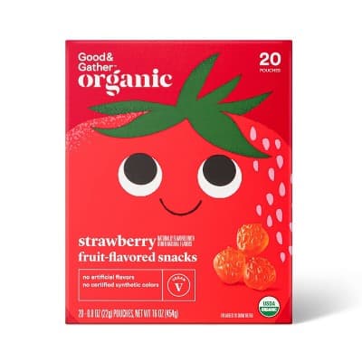 Organic Strawberry Fruit Snacks - Good &#38; Gather&#8482;