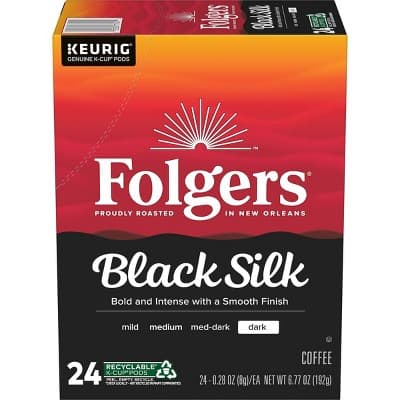 Folgers Black Silk Dark Roast Coffee
