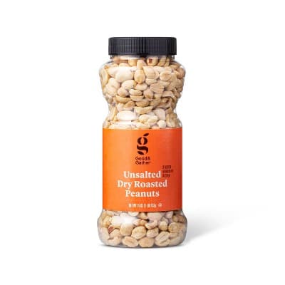 Unsalted Dry Roasted Peanuts - Good &#38; Gather&#8482;