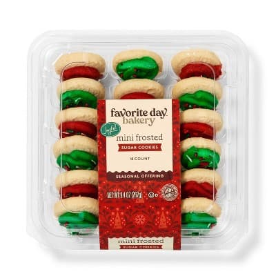 Holiday Red Frosted Mini Cookies  Favorite Day&#8482;