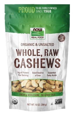 Now Foods Cashews Raw Organic  - Bulk