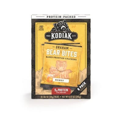 Kodiak Cakes Bear Bites Honey Graham Crackers