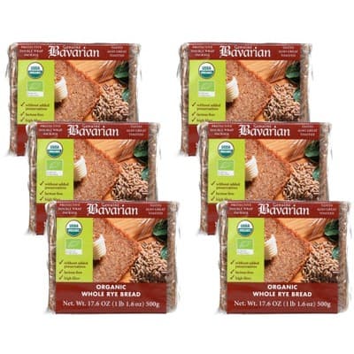 Genuine Bavarian Organic Whole Rye Bread