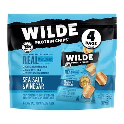 Wilde Brand Protein Chips - Sea Salt &#38; Vinegar