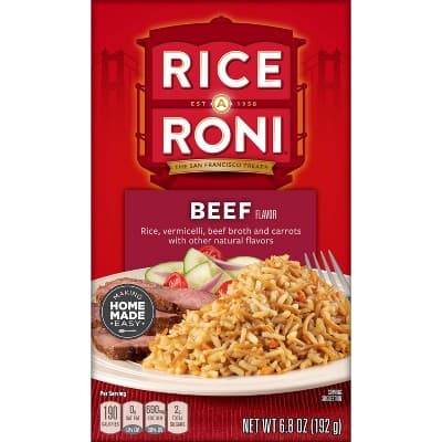 Rice A Roni Beef Flavored Rice Mix