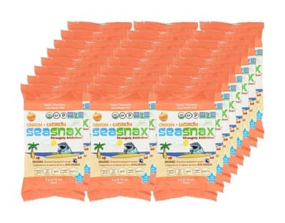 Seasnax Toasty Onion Organic Seaweed Snack