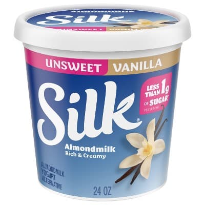 Silk Yogurt Alternative Almondmilk Unsweet Vanilla