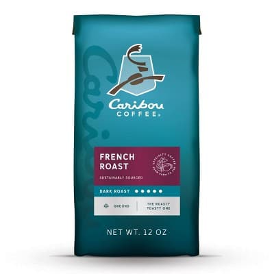 Caribou Coffee French Roast Dark Roast Ground Coffee