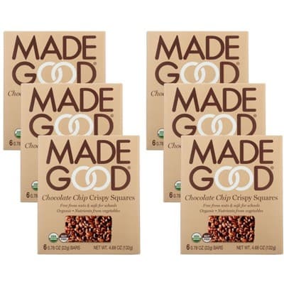 Madegood Organic Gluten Free Crispy Squares Chocolate Chip