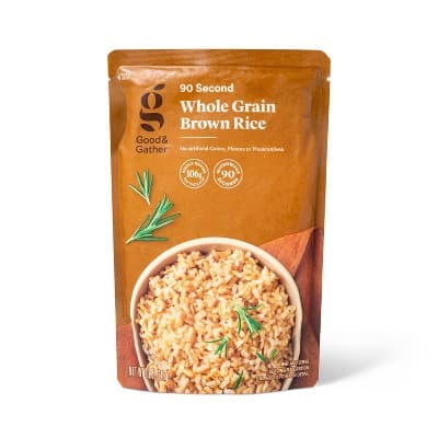 90 Second Whole Grain Brown Rice Microwavable Pouch - Good & Gather™