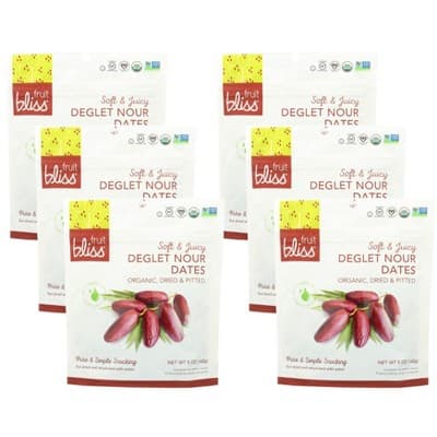Fruit Bliss Organic Dried Deglet Nour Dates Snacks